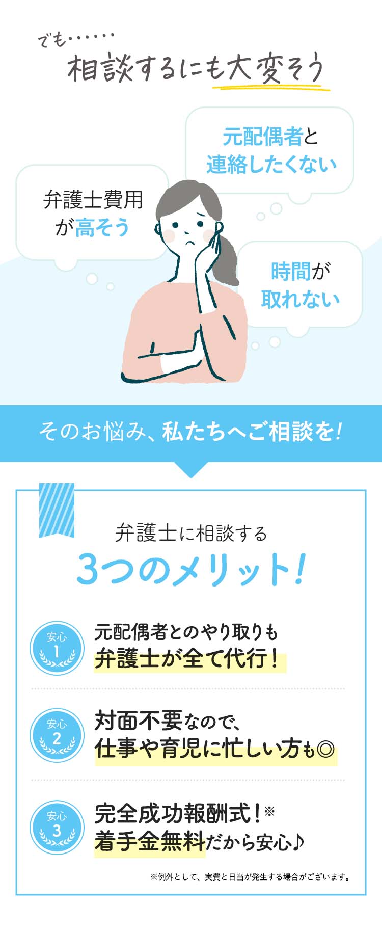 相談するにも大変そう