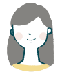 髪が長い女性